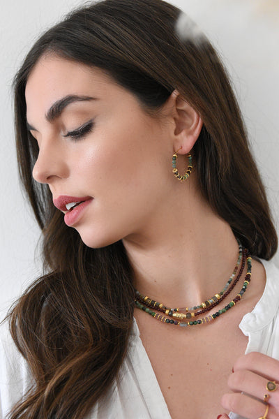 Collier Schreya (pierre au choix)