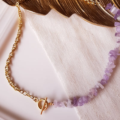 Collier Isabelle (pierre au choix)