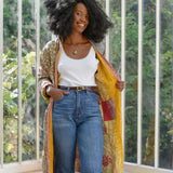 KHANTA MANTEL 5 – gemusterter Kimono
