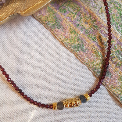 Collier Schreya (pierre au choix)